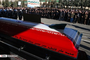 تشییع مرحوم امیر دریادار دوم داریوش ضرغامی 