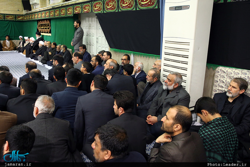 آخرین شب مراسم عزاداری حضرت فاطمه‌زهرا(س) در حسینیه امام خمینی 