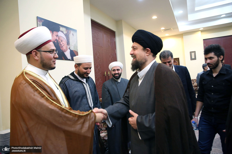 دیدارجمعی از علمای اهل سنت کشور سوریه با سید حسن خمینی