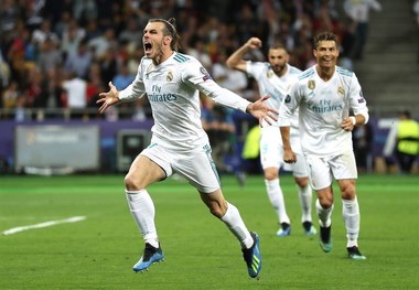 گرت بیل بهترین بازیکن فینال لیگ قهرمانان اروپا شد
