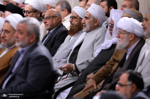 دیدار مسئولان نظام و میهمانان کنفرانس وحدت اسلامى‌ با رهبر معظم انقلاب