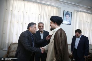 دیدار دبیر کل و جمعی از اعضای حزب همبستگی ایران اسلامی با سید حسن خمینی