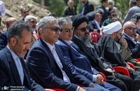 آیین خشت‌گذاری مدرسه امام خمینی(س) خمین