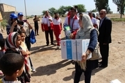12 هزار بسته غذاییِ برنامه جهانی غذا(WFP) سازمان ملل تحویل هلال احمر خوزستان داده شد