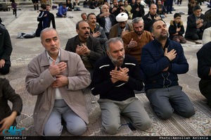 مراسم عزاداری شهادت امام حسن عسکری در حرم امام خمینی(س) 
