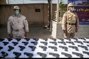 محموله بزرگ سه باند قاچاق اسلحه در کرمانشاه کشف شد + تصاویر