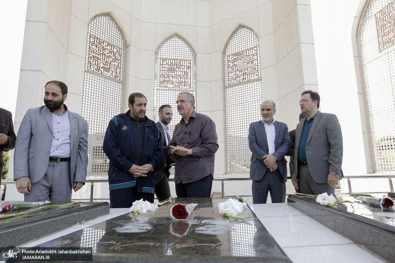 تهران‌گردی احمد مسجد جامعی به‌مناسبت هفته دفاع مقدس