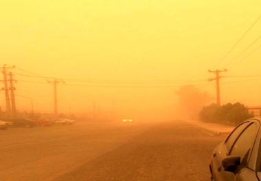شدت میزان گرد و غبار در ایلام به 3 برابر حد مجاز رسید