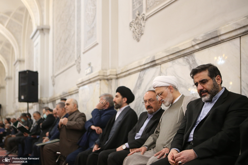 مراسم هفتمین روز درگذشت همسر شهید مطهری