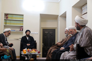 دیدار معاون محترم تبلیغ و امور فرهنگی حوزه علمیه با سید علی خمینی