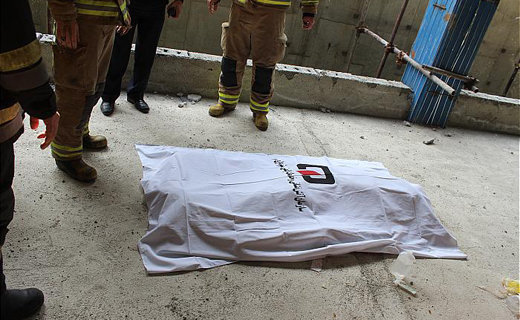 مرگ کارگر ساختمانی در آمل بر اثر سقوط از ارتفاع