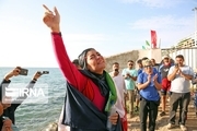 بانوی ایرانی رکورد جهانی شنا با یک دست بسته را شکست