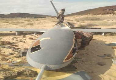 پهپاد MQ-9 ارتش آمریکا در یمن منهدم شد + عکس ها