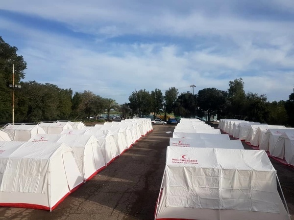 برپایی 36 اردوگاه اسکان اضطراری در استان خوزستان  اسکان بیش از 20 هزار نفر در اردوگاه‌ها