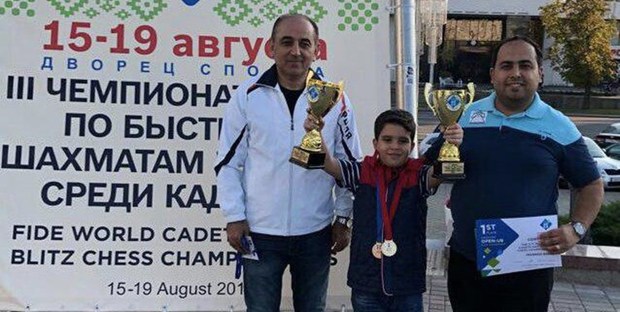قهرمانى شطرنج باز ایرانى در مسابقات برق آساى نوجوانان جهان
