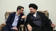 محمد جواد آذر جهرمی با سیدحسن خمینی دیدار کرد