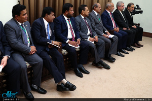 دیدار رئیس جمهوری سریلانکا با رهبر معظم انقلاب