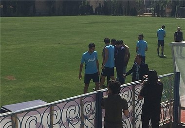 تازه داماد به تمرینات استقلال بازگشت
