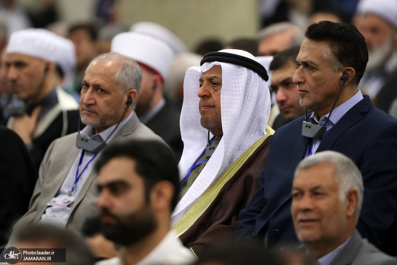 دیدار مسئولان نظام و میهمانان کنفرانس وحدت اسلامى‌ با رهبر معظم انقلاب