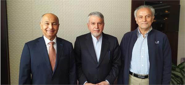 نشست رئیس کمیته ملی المپیک با حسین المسلم مدیرکل شورای المپیک آسیا
