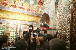 مراسم تشييع شهيد درياسالار علی شمخانی در امام زاده صالح (ع)