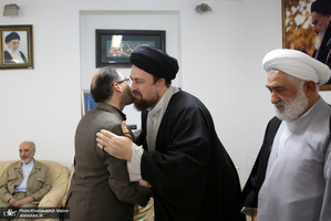 دیدار اعضای شورای مرکزی حزب موتلفه اسلامی با سید حسن خمینی