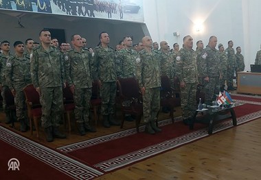 آغاز رزمایش مشترک جمهوری آذربایجان - گرجستان و ترکیه + عکس