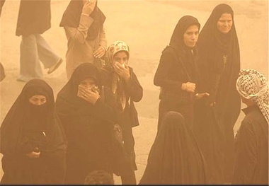 آلودگی هوا در ایلام 20 برابر حد مجاز   زائران اربعین از ماسک استفاده کنند