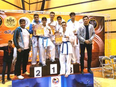 9 مدال، رهاورد کاراته کاهای کبودراهنگ در جام بین المللی ایران زمین