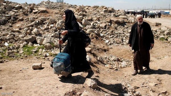 داعش ۱۴۰ غیرنظامی را هنگام فرار از موصل کشت