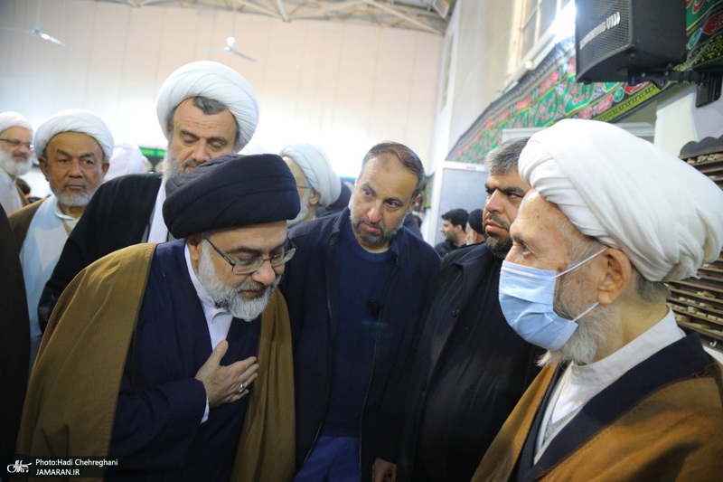 مراسم ختم همسر آیت الله العظمی سبحانی در قم