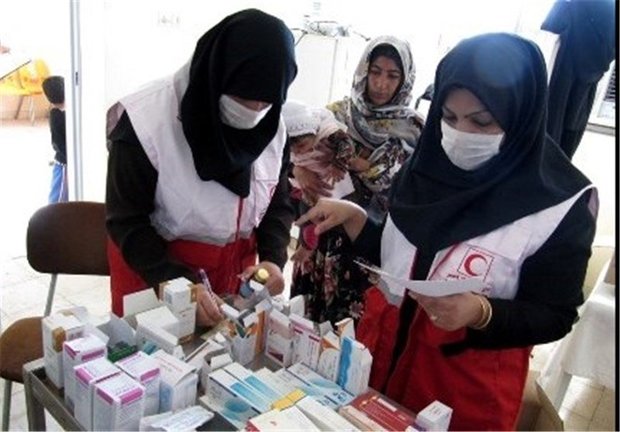 طرح ارائه خدمات رایگان درمانی هلال احمر در روستاهای ورامین آغاز شد