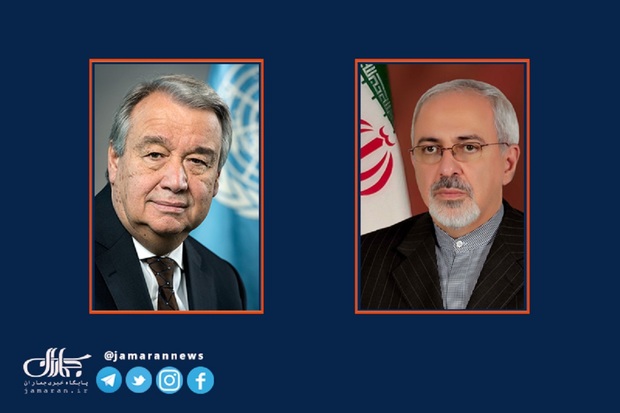  دبیرکل سازمان ملل با ظریف تماس گرفت/ درخواست گوترش برای ادامه تلاش ایران در کمک به برقراری صلح در یمن