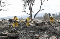 آتش سوزی شدید در کالیفرنیا 