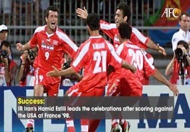 گل حمید استیلی به آمریکا در میان تصاویر برتر فوتبال آسیا + لینک نظرسنجی
