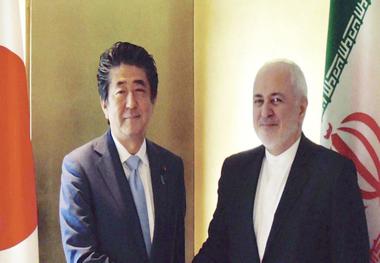 ظریف: خواهان افزایش تنش نیستیم/ آبه شینزو: به اهداف ایران واقفیم
