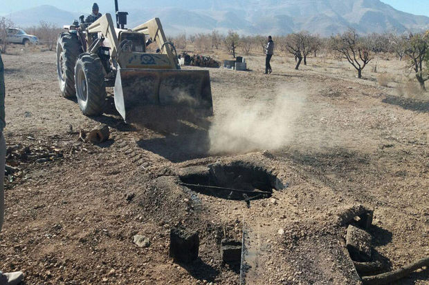 ۲۴۰ چاه غیرمجاز کشاورزی در دشت نیشابور مسدود شد