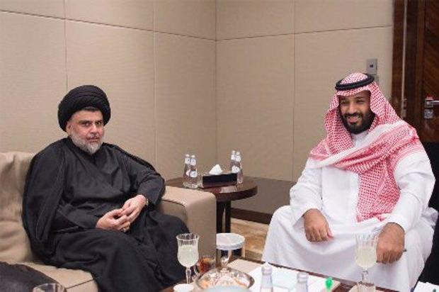 دیدار مقتدی صدر و ولیعهد عربستان + تصویر