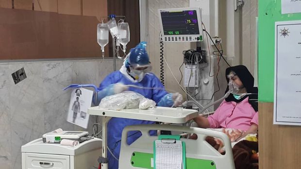 پذیرش ۱۰۵ بیمار مبتلا به کرونا در بیمارستان ولیعصر عج نیروی دریایی