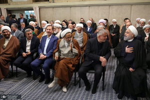 دیدار مسئولان نظام و سفرای کشورهای اسلامی با رهبر معظم انقلاب