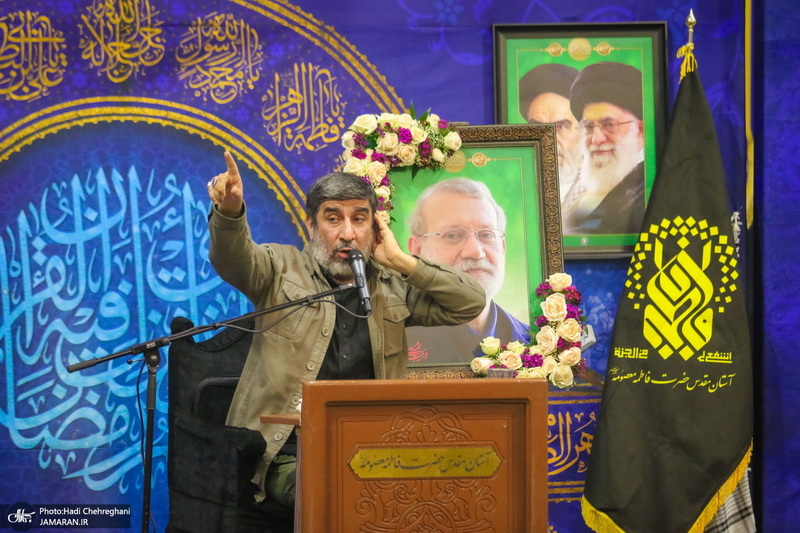 مراسم بزرگداشت شهید علی لاریجانی در حرم حضرت معصومه (س)