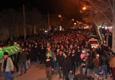 برگزاری تشییع جنازه نمادین حضرت فاطمه (س) در ابرکوه