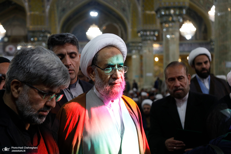 تشییع پیکر آیت الله نمازی در قم