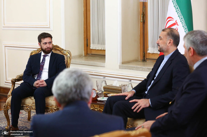 دیدار معاون وزیر خارجه ارمنستان با وزیر امور خارجه