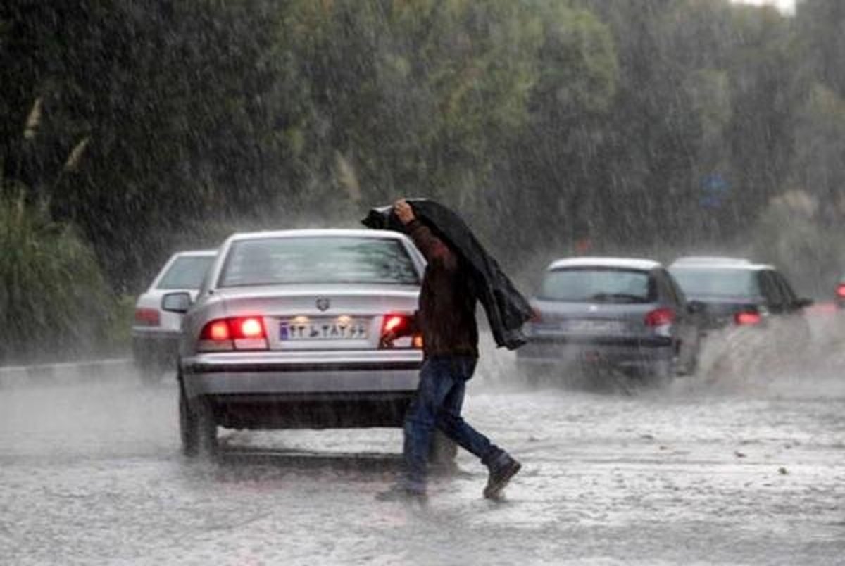 هشدار زرد  هواشناسی: بارش باران و تندبادهای لحظه‌ای در برخی نقاط کشور