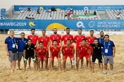 صعود تیم ملی فوتبال ساحلی ایران به نیمه نهایی بازی‌های ساحلی جهان