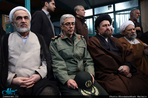 مراسم وداع با پیکر آیت الله هاشمی رفسنجانی(ره) در حسینیه جماران-10