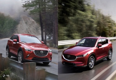 مقایسه مشخصات فنی مزدا CX-3 با CX-5 
