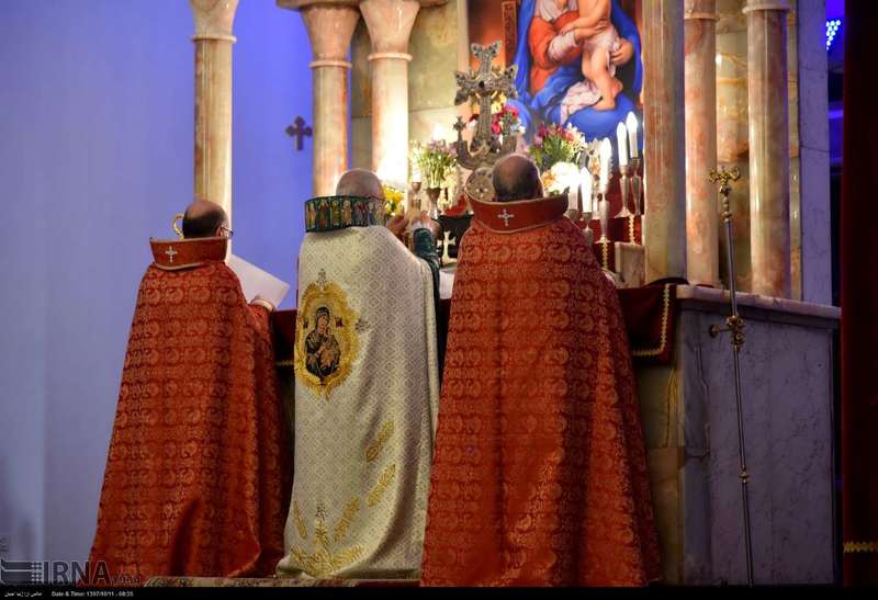 آغاز سال نو در کلیسای سرکیس مقدس تهران