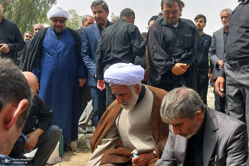 مراسم تشییع و خاکسپاری آیت الله حسن صانعی (ره) در قم